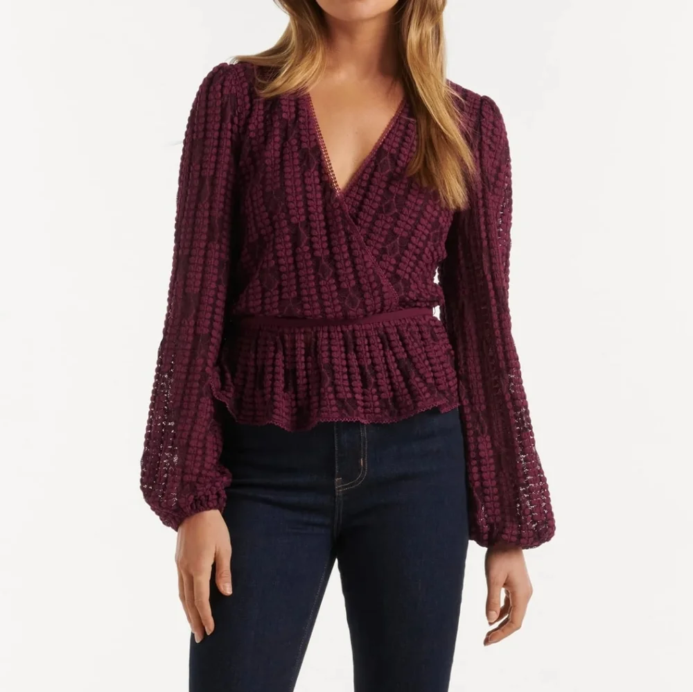 Wrap blouse - Picture 1 of 5